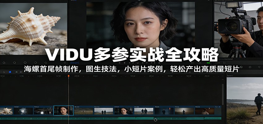 VIDU多参实战全攻略:海螺首尾帧制作,图生技法,小短片案例,轻松产出高质量短片
