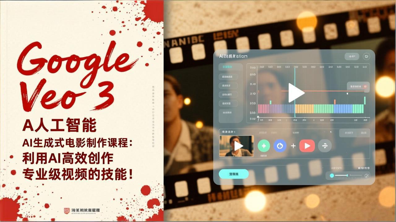 Google Veo 3人工智能AI生成式电影制作课程:利用AI高效创作专业级视频的技能!