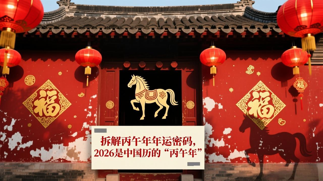 付费文章:拆解丙午年年运密码,2026是中国历的“丙午年”