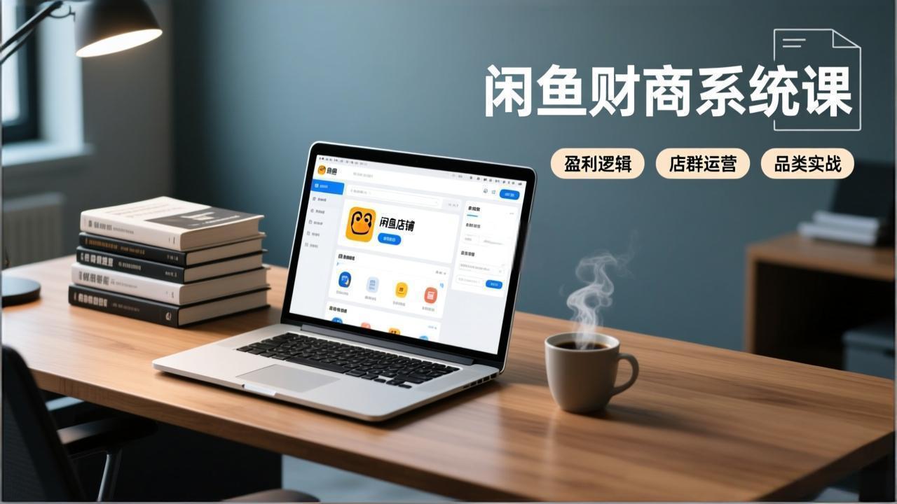 闲鱼财商系统课:从盈利逻辑、店群运营到品类实战,实现稳定月入过万