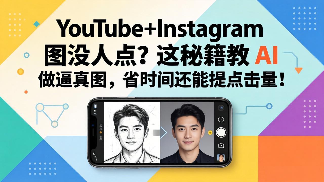 YouTube+Instagram 图没人点?这秘籍教 AI 做逼真图,省时间还能提点击量