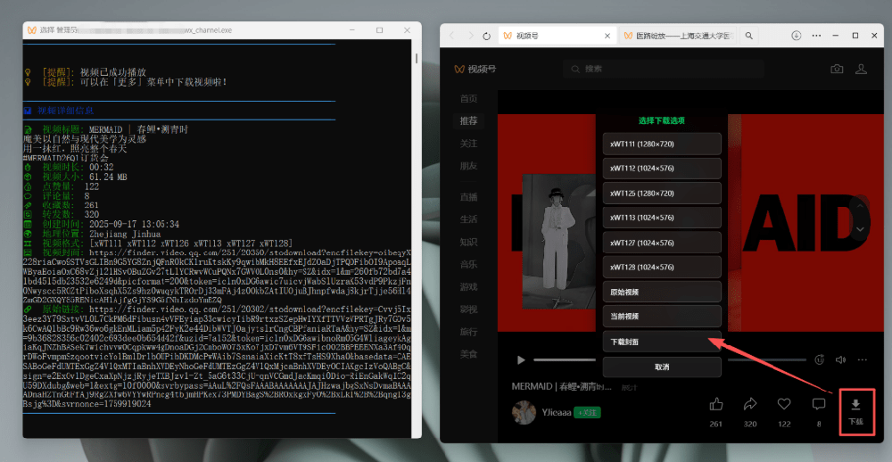 Github热门工具,视频号下载神器又来了!一键注入下载按钮,轻松下载,使用便捷wx