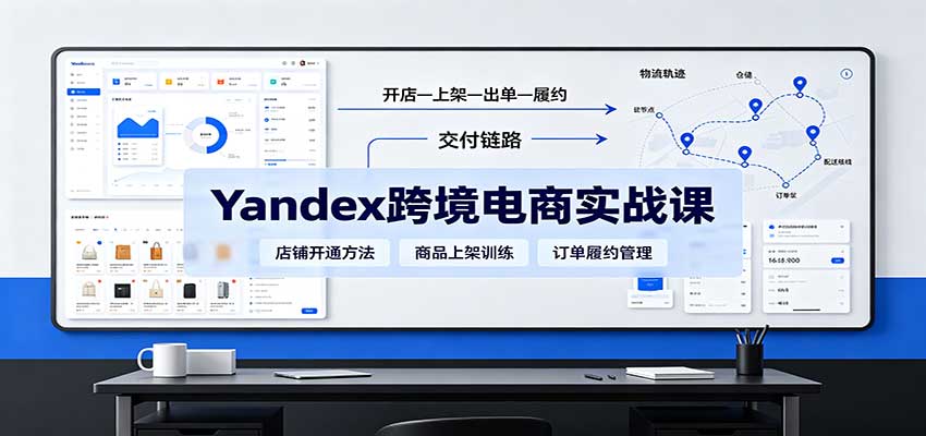 yandex跨境电商实战课:平台入门、开店、物流、选品上架与定价全流程 yandex跨境电商实战课:平台入门、开店、物流、选品上架与定价全流程