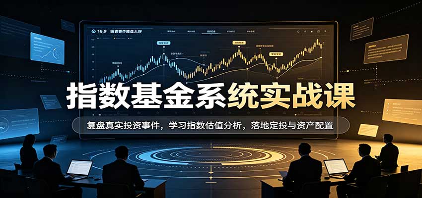 指数基金系统实战课:复盘真实投资事件,学习指数估值分析,落地定投与资产配置 指数基金系统实战课:复盘真实投资事件,学习指数估值分析,落地定投与资产配置