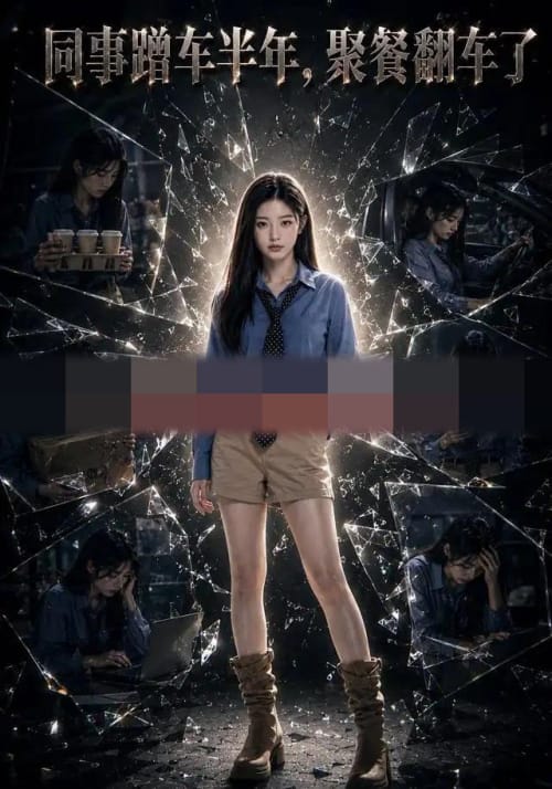 同事蹭车半年，聚餐翻车了（58集全）AI短剧-初遇资源网