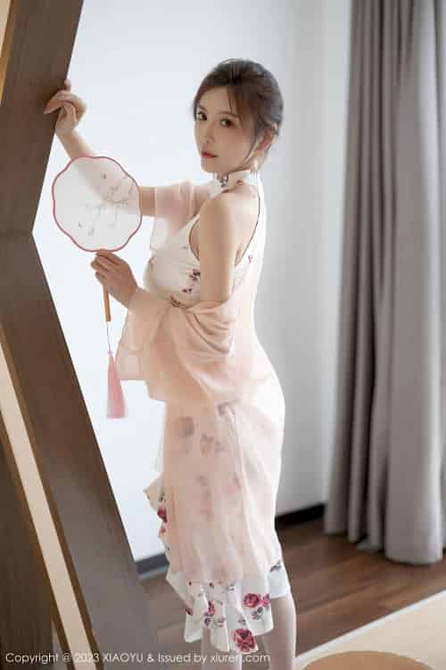 [XIAOYU语画界] VOL.1046 杨晨晨Yome – 白丝旗袍+茶艺主题贵州旅拍-初遇资源网
