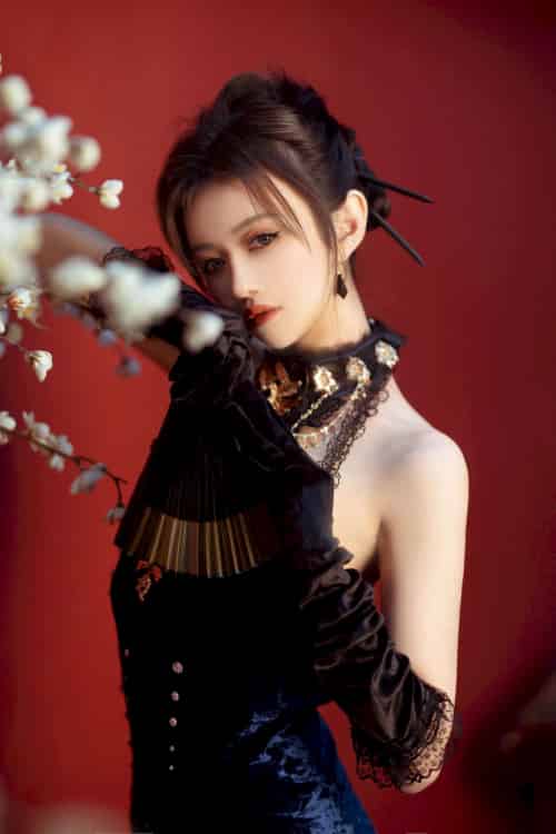 邻家正妹Shika小鹿鹿旗袍系列COS烽火经年美图