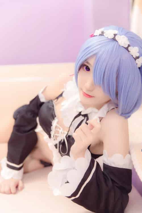 [Cosplay]南桃Momoko – 蕾姆内衣-初遇资源网