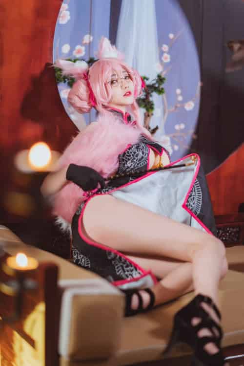 [Cosplay]南桃Momoko – 玉藻前旗袍 