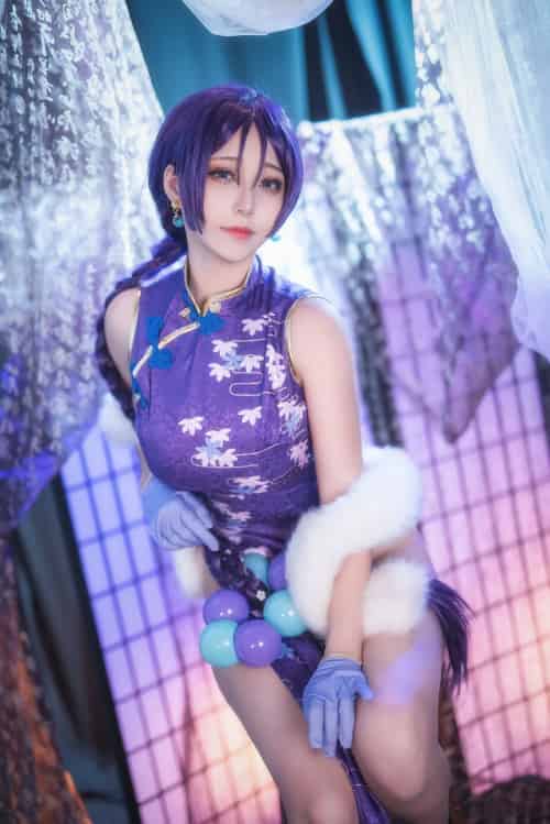[Cosplay]菌烨tako – FGO奶光旗袍-初遇资源网