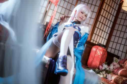 [Cosplay]鳗鱼霏儿 – 碧蓝华裳 贝姐-初遇资源网