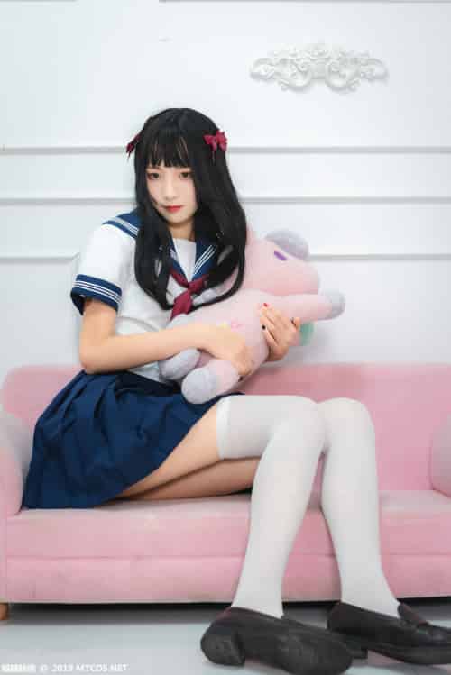 [喵糖映画]VOL.012 蓝白水手服-初遇资源网