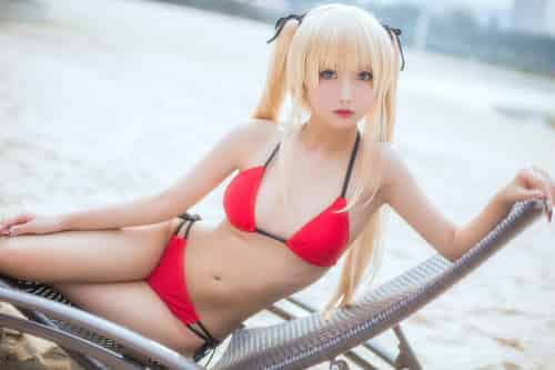 [Cosplay]鬼畜瑶在不在 – 泳装魔女 