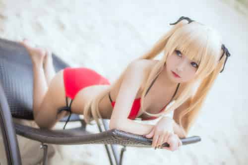 [Cosplay]鬼畜瑶在不在 – 泳装魔女 