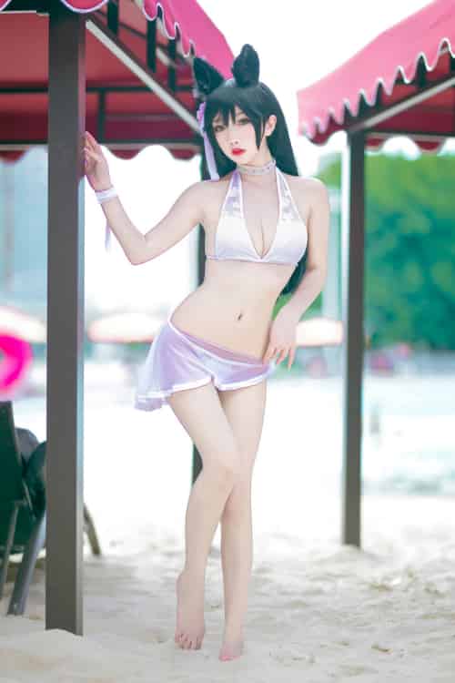 [Cosplay]鬼畜瑶在不在 – 泳装外拍 