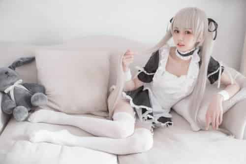 [Cosplay]你的负卿 – 穹妹女仆兔女郎 