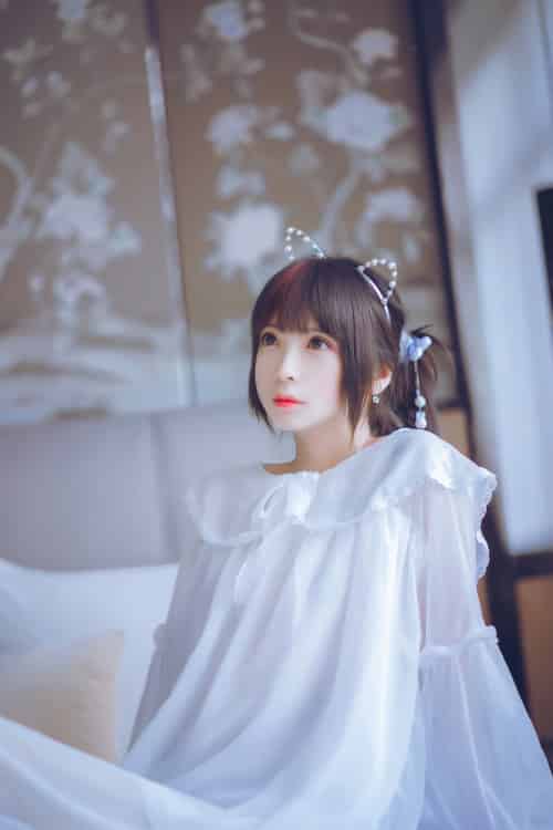 [Cosplay]疯猫ss – 睡衣与浴室的水手服-初遇资源网