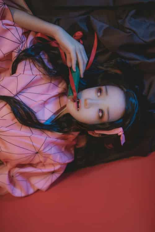 [Cosplay]桜桃喵 – 灶门祢豆子-初遇资源网