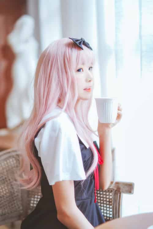 [Cosplay]桜桃喵 – 藤原千花-初遇资源网