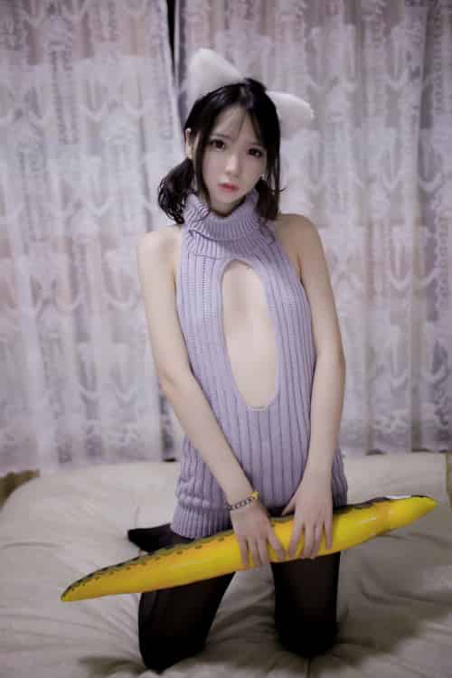 [Cosplay]疯猫ss -露背毛衣-初遇资源网