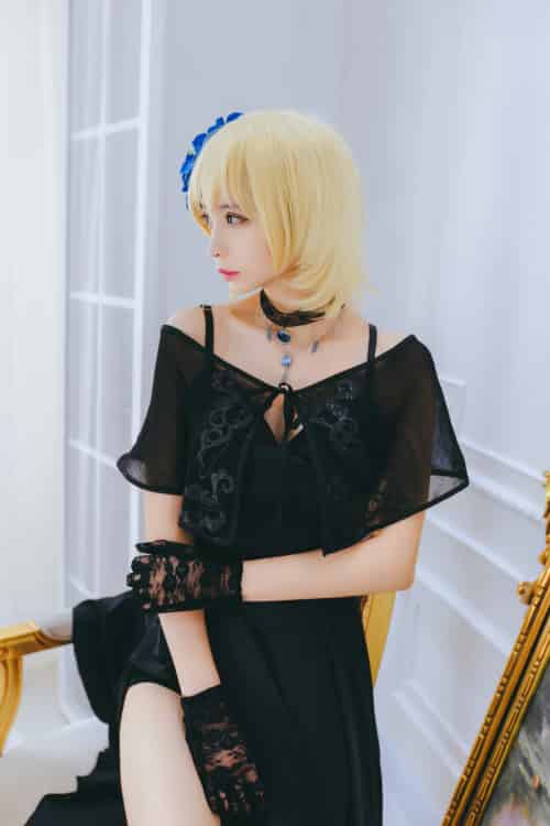 [Cosplay][网红少女]疯猫ss – 疯猫贞德礼装 