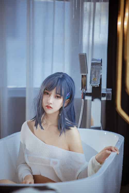 [Cosplay]过期米线线喵 – 浴缸 