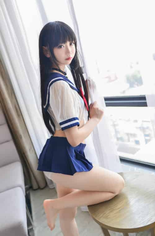 Cos小姐姐雪琪 – 透明JK 