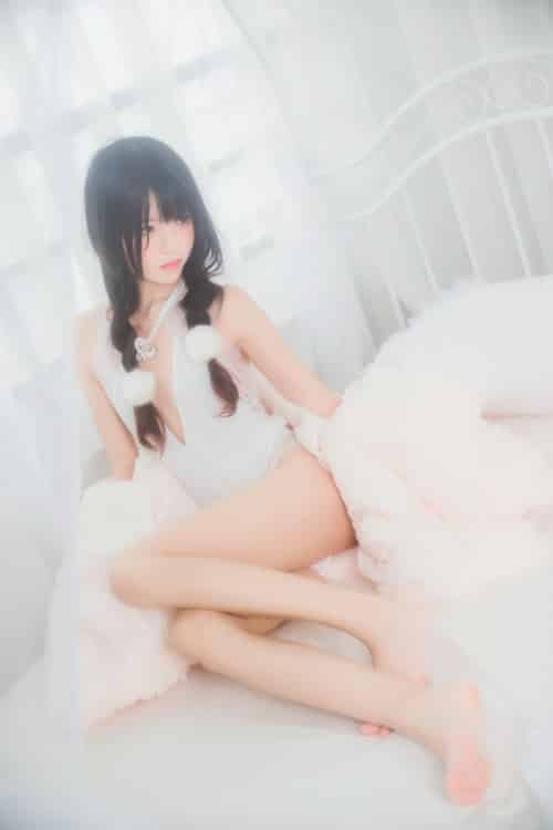 萝莉风COS 桜桃喵 – 纯白私房 