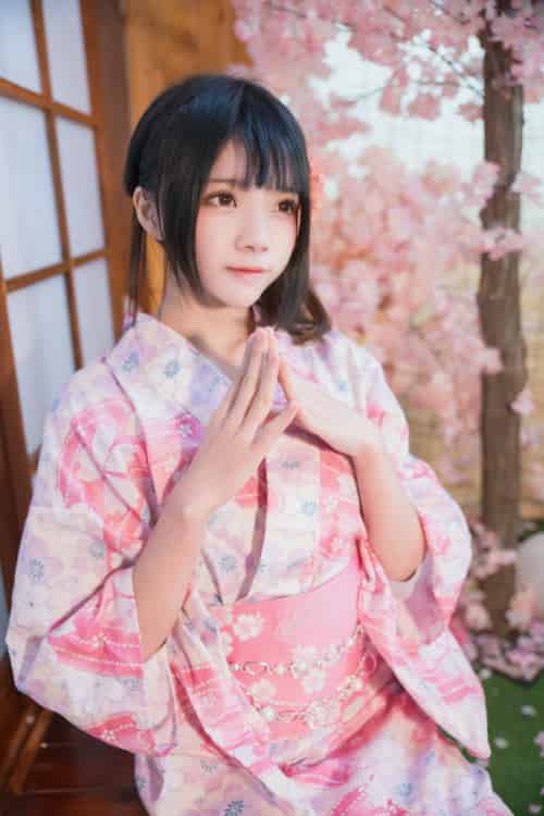萝莉风COS 桜桃喵 – 双人本 