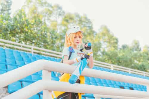 萝莉风COS 桜桃喵 – 花木兰青春决赛季-初遇资源网