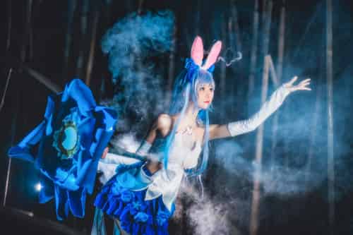 萝莉风COS 桜桃喵 – 花间舞-初遇资源网