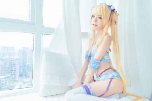萝莉风COS 桜桃喵 – 英梨梨COS 01-初遇资源网