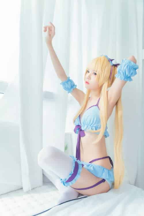 萝莉风COS 桜桃喵 – 英梨梨COS 01 