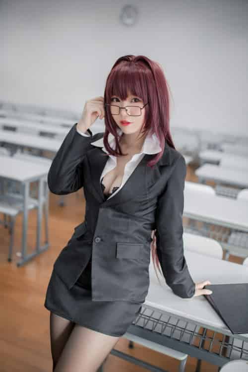 性感人气COSER Yoko宅夏Cos – 斯卡哈教师 