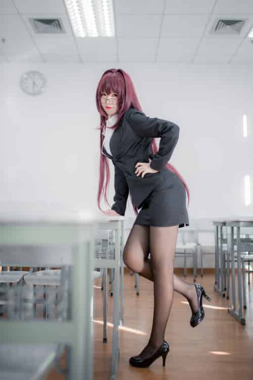 性感人气COSER Yoko宅夏Cos – 斯卡哈教师-初遇资源网