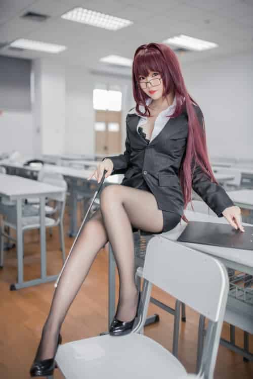 性感人气COSER Yoko宅夏Cos – 斯卡哈教师 