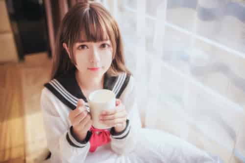 白金Saki写真 – 半透明水手服-初遇资源网