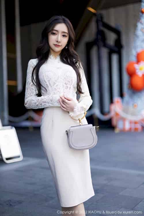 [语画界XIAOYU] Vol.936 女神王馨瑶yanni – 白色长裙+原色丝袜性感写真-初遇资源网