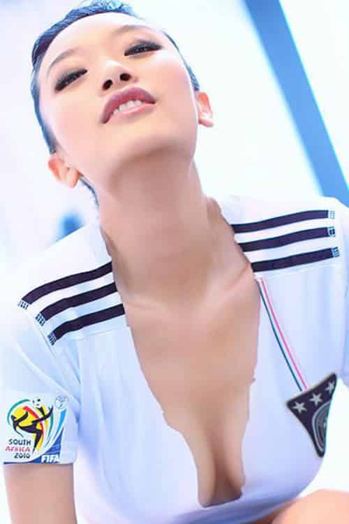 大波足球宝贝美女徐茜儿写真