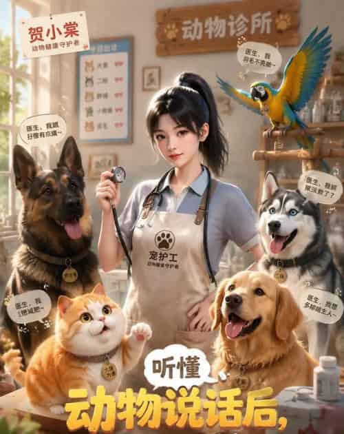 听懂动物说话后，我成了动物神医（47集全）动漫 - 夸克短剧