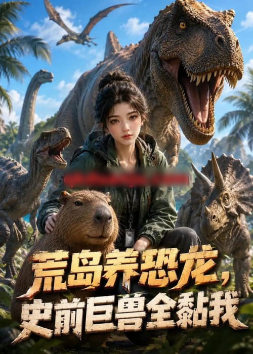 荒岛养恐龙，史前巨兽全黏我（40集全）AI短剧-初遇资源网