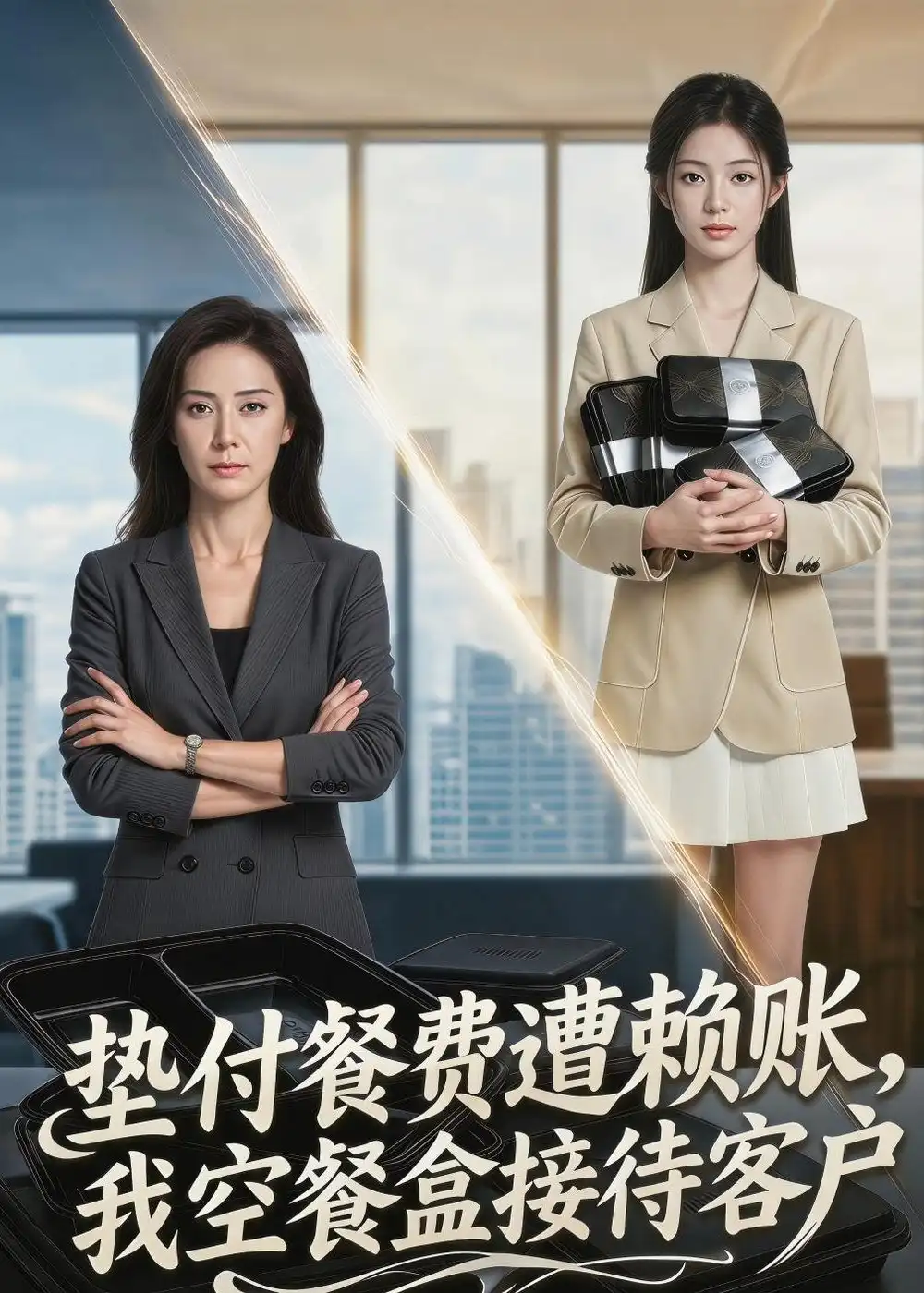 垫付餐费遭赖账我空餐盒接待客户（31集）Ai短剧-初遇资源网