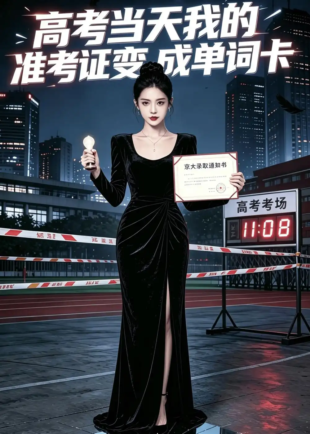 高考当天我的准考证变成单词卡（31集）Ai短剧-初遇资源网