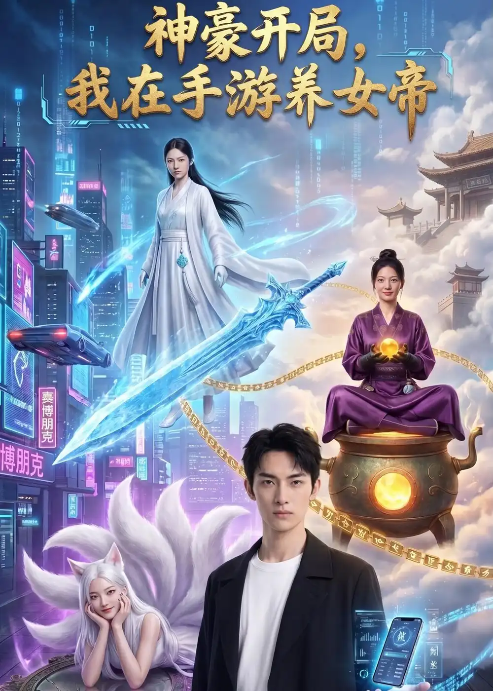 神豪开局我在手游养女帝(82集)AI短剧-初遇资源网