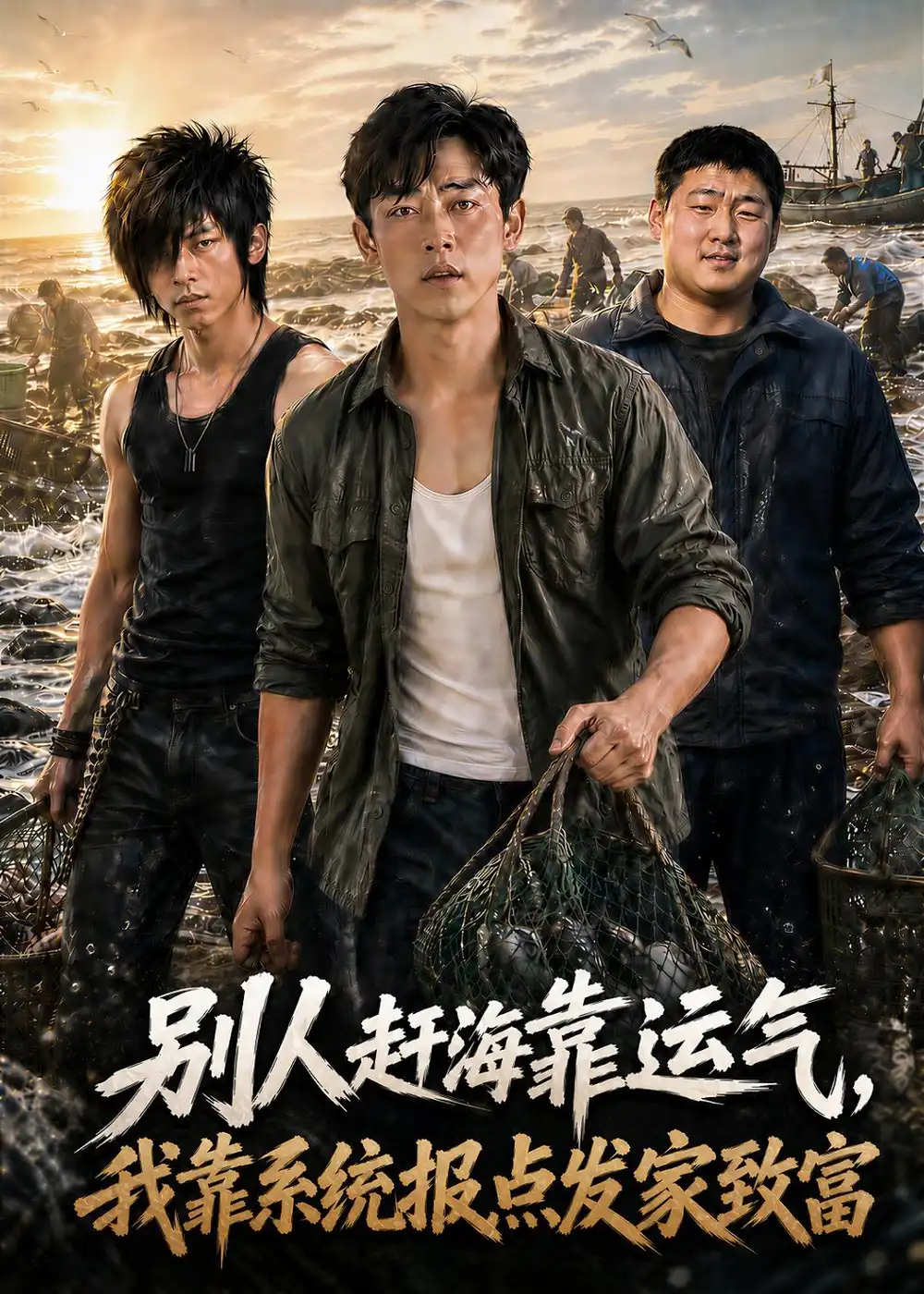 别人赶海靠运气我靠系统报点发家致富(80集)AI短剧-初遇资源网