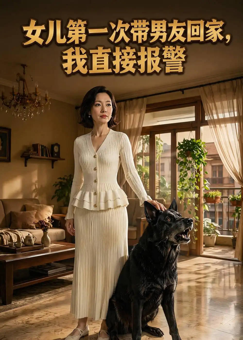 女儿第一次带男友回家我直接报警（56集）AI短剧-初遇资源网