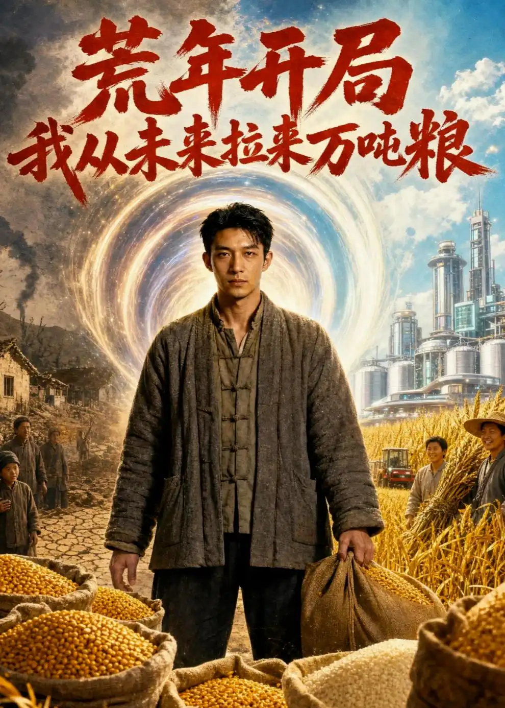 荒年开局我从未来拉来万吨粮（46集）AI短剧-初遇资源网