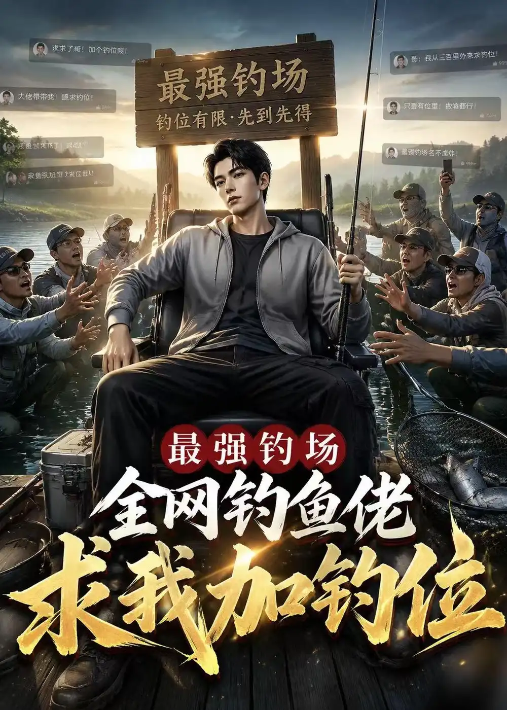 最强钓场全网钓鱼佬求我加钓位(46集)AI短剧-初遇资源网