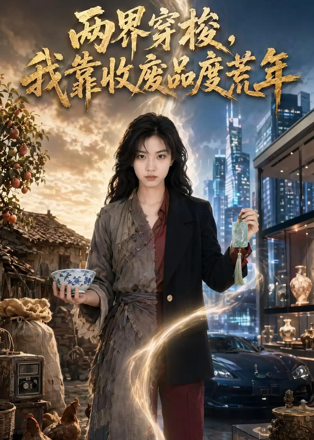 两界穿梭我靠收废品度荒年（50集）-初遇资源网