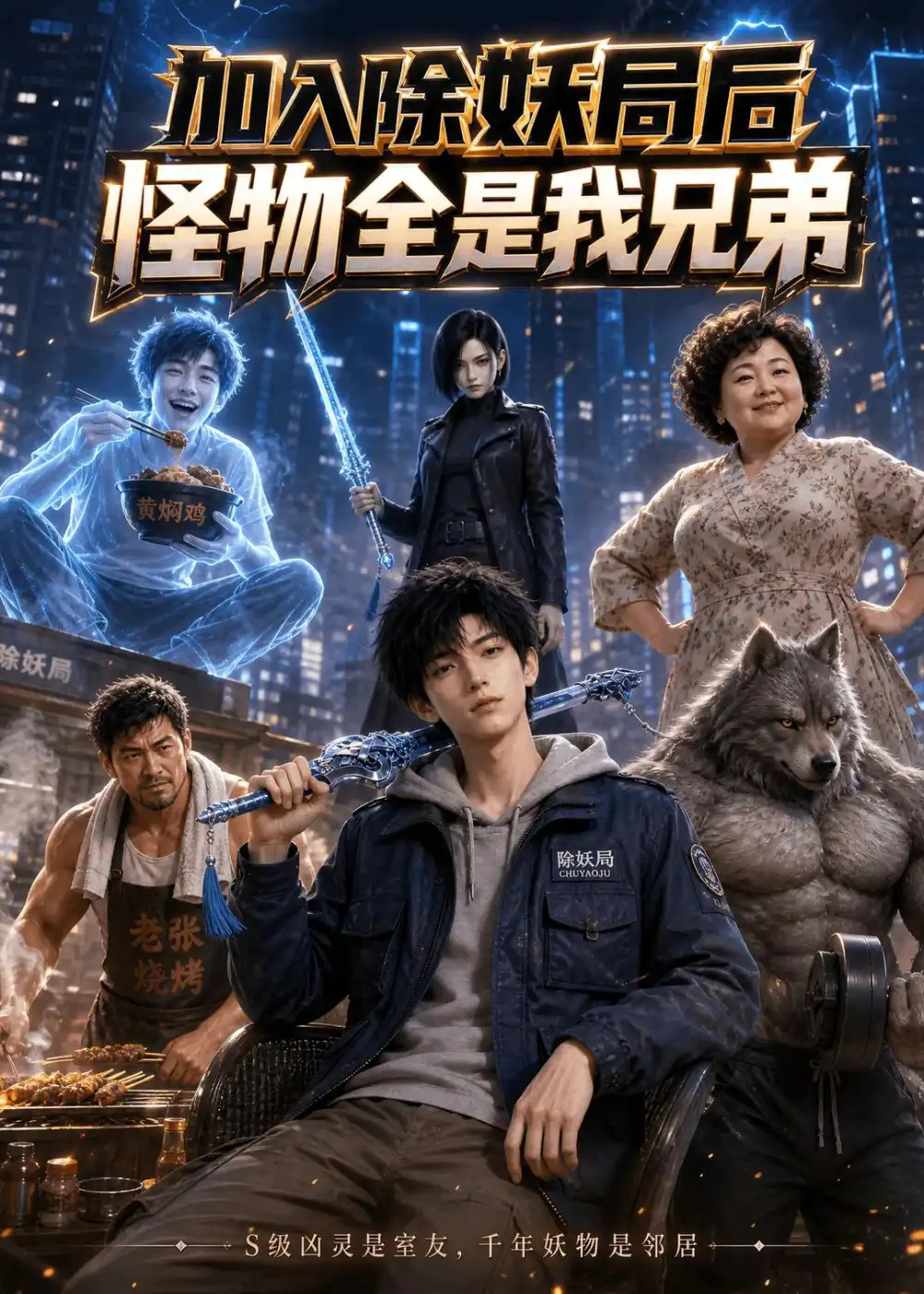加入除妖局后怪物全是我兄弟（36集）AI短剧-初遇资源网